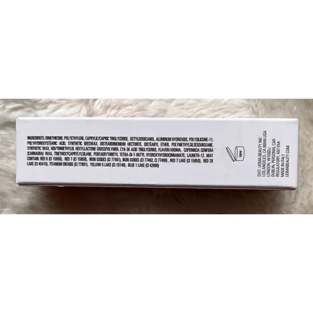 NIB UOMA Beauty Badass Icon Concentrated Matte Lipstick in Diana - Brick Red